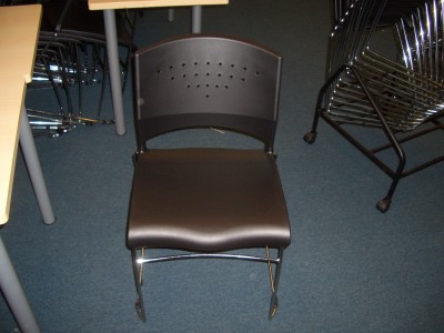 Allsteel Stack Chair - (Black)