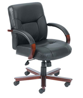 Black Leather Executive Seating