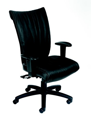 Black Leather High Back Executive Chair