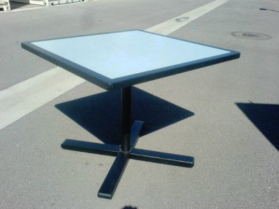 Break Tables - (Black Edging w Blue Matrix)