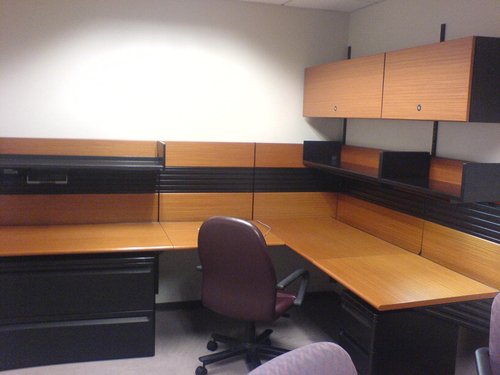 Herman Miller Cherry wood Private Offices