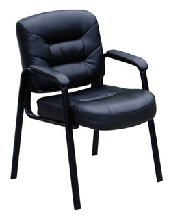 Italian Full-Grain Leather Guest Chair