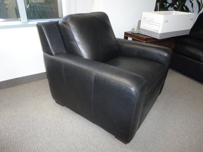 Italian Leather Club Chair