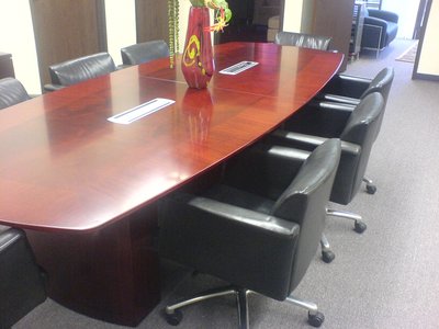 Low-back Leather conference
