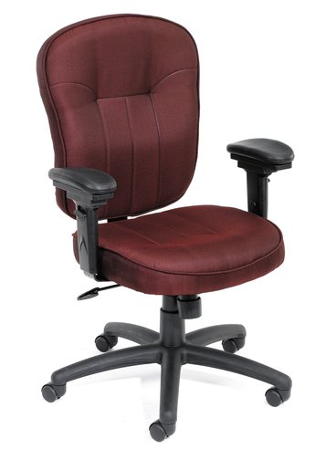 Mid - Back Task Chair - Burgundy