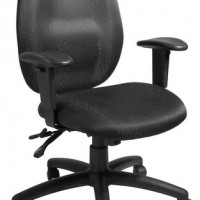high back multifunction task chair black