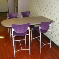 kKeilhauer Bar Stools (Lavender)